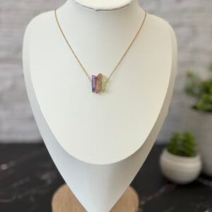 aura quartz necklace (aurora)