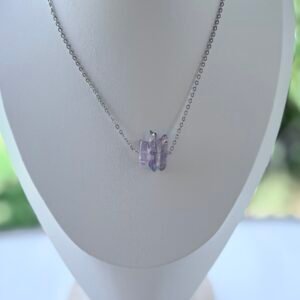 aura quarts necklace (purple zenith 1)